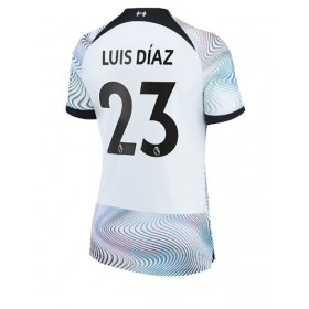 Damen Fußballbekleidung Liverpool Luis Diaz #23 Auswärtstrikot 2022-23 Kurzarm